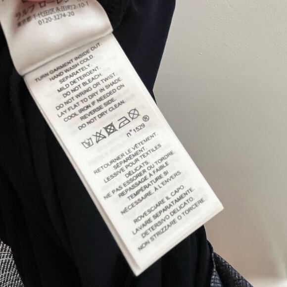 Lauren Ralph Lauren Evening Womens Kendalyn Metallic Gown 14 Navy Maxi Dress - Picture 13 of 14